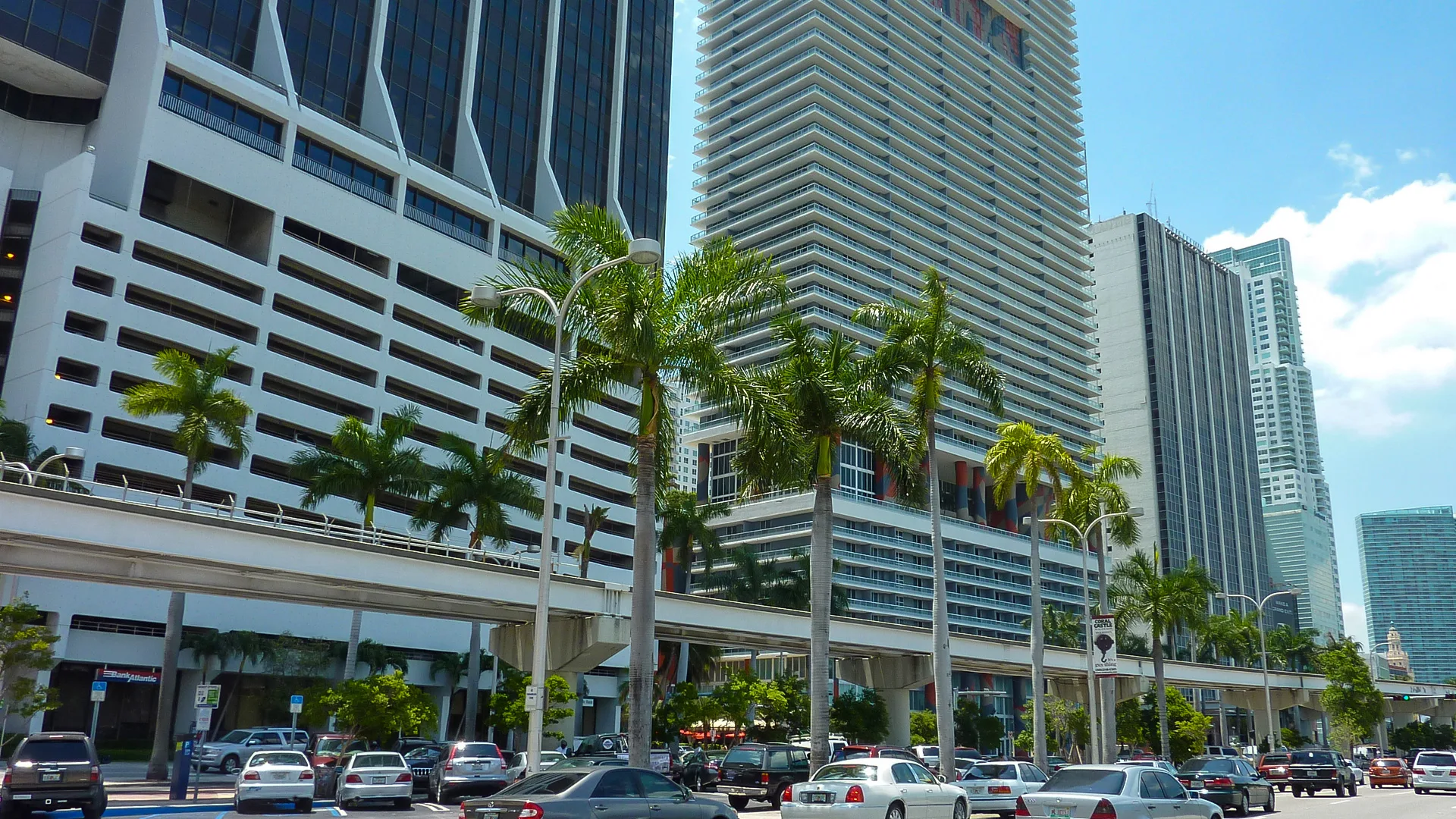 Trasa kolejki w centrum Miami