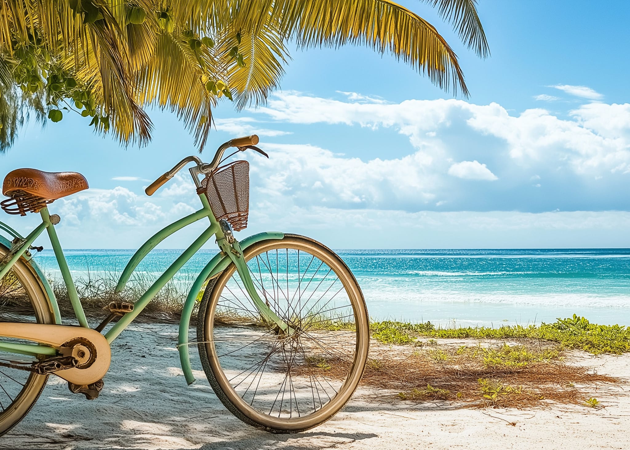 Rower na plaży w Key West
