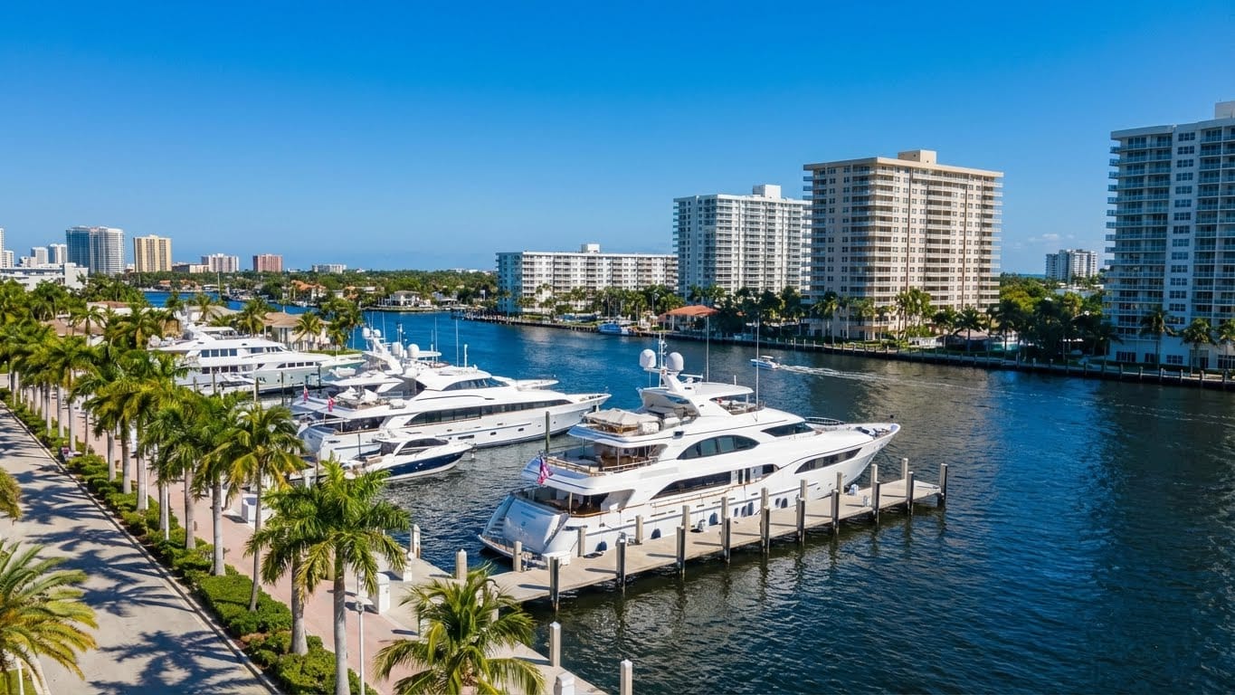 luksusowe jachty w Ft. lauderdale